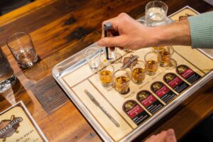 Bourbon Experience tasting event at Barrels & Billets