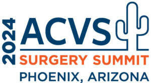 Logo for the 2024 ACVS Surgery Summit in Phoenix, Arizona